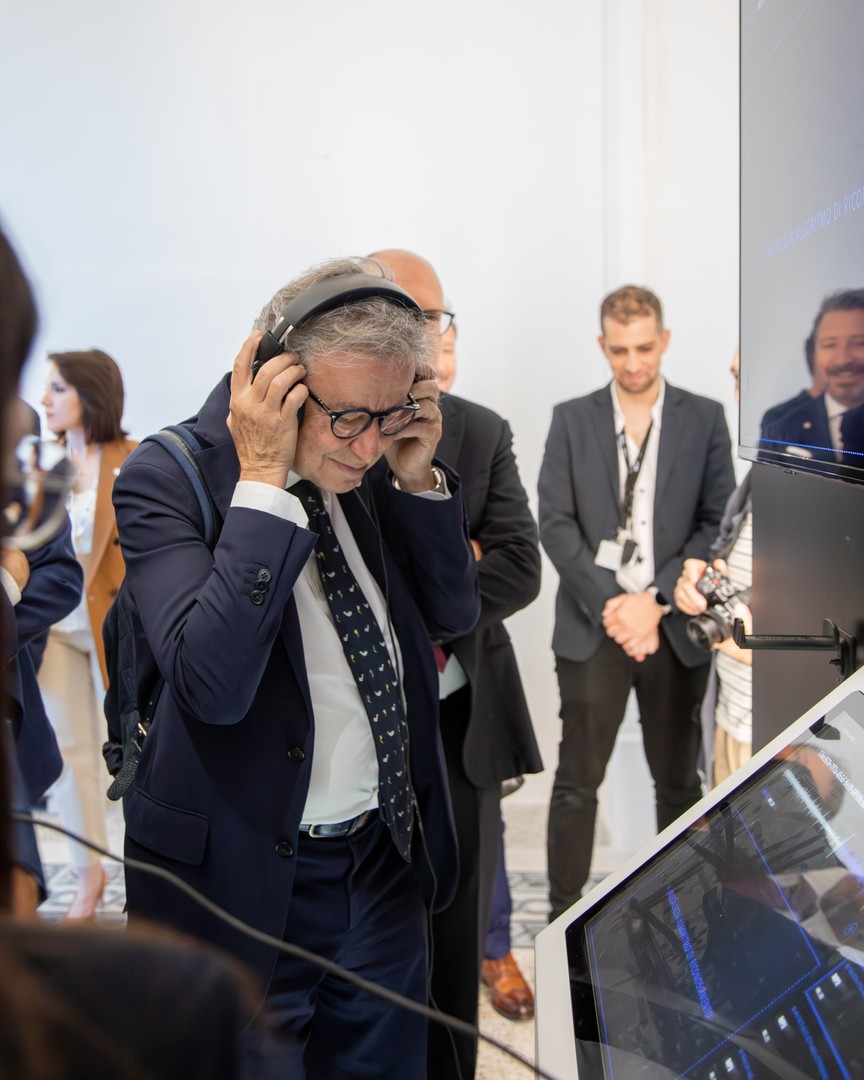 Foto di un momento dell'inaugurazione
