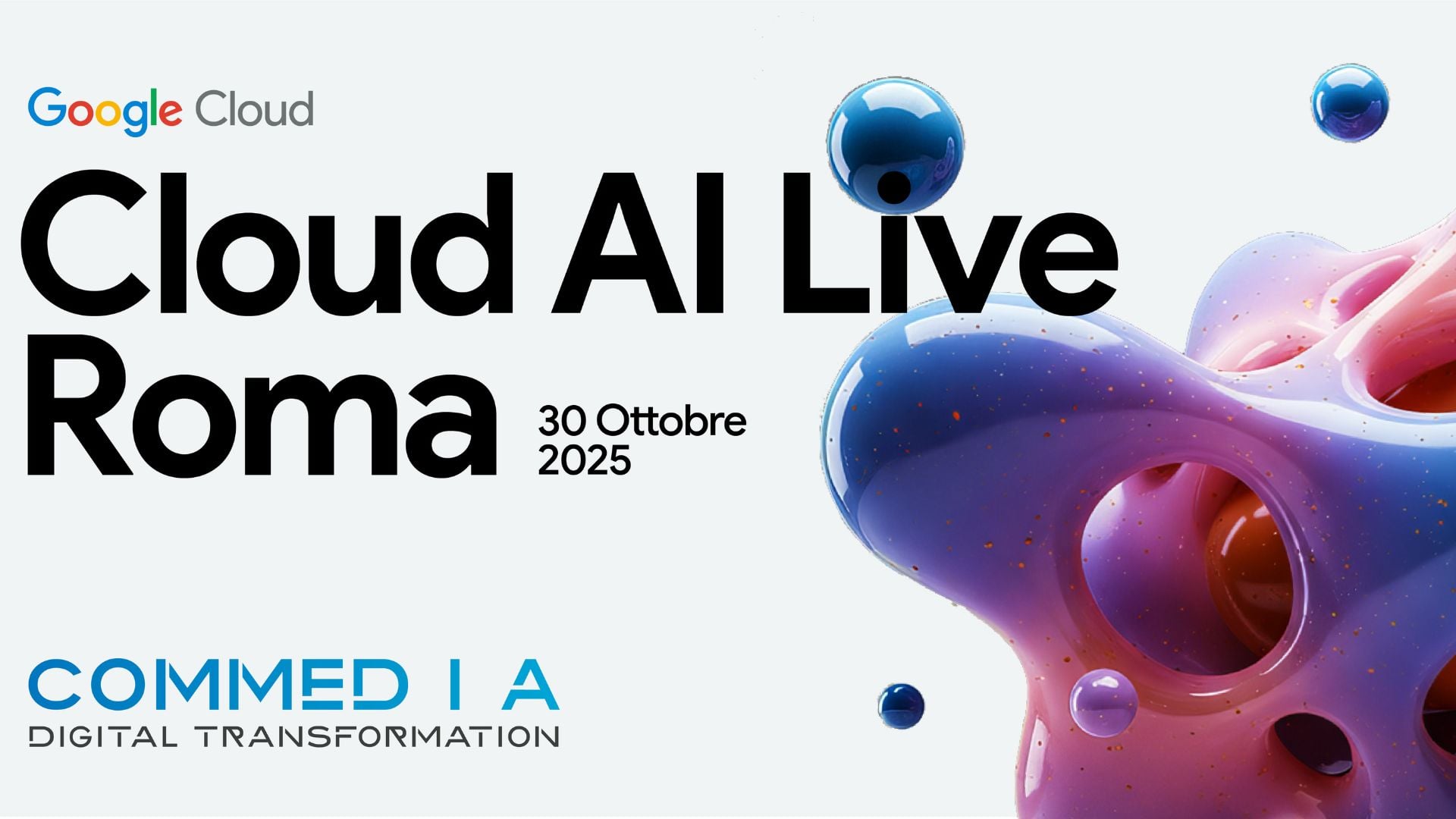 Locandina Cloud AI Live Roma