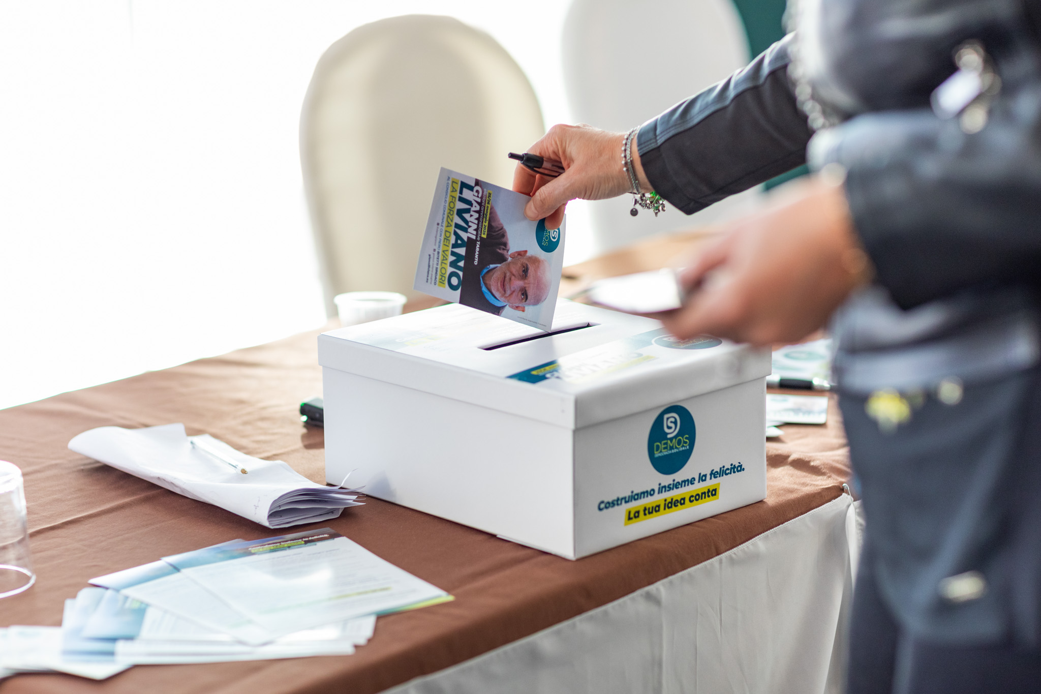 Urna voto Gianni Liviano