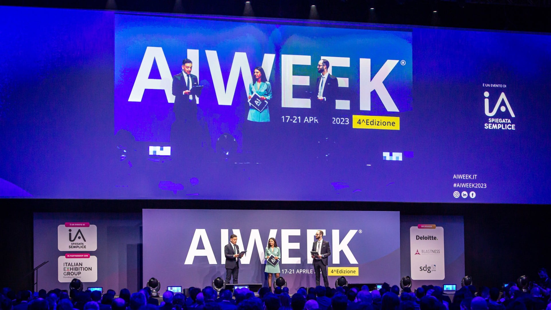 COMMED I A Sponsor di AI WEEK, foto dell’evento per professionisti e pionieri dell'Intelligenza Artificiale