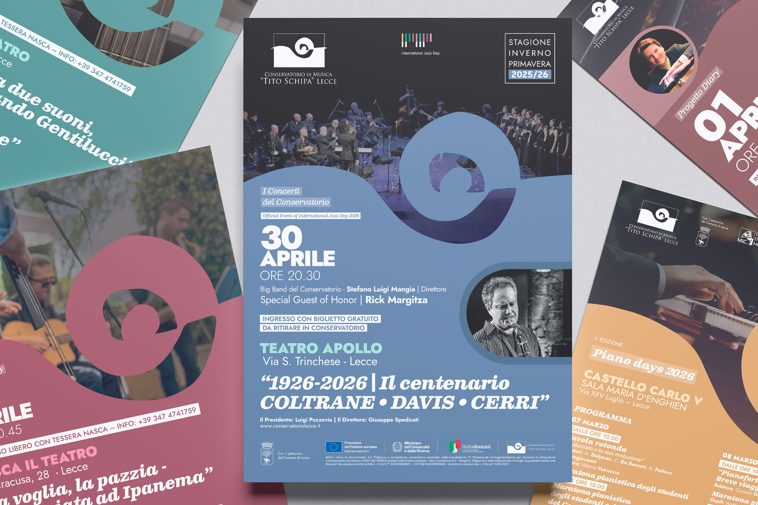 Banner locandine del conservatorio