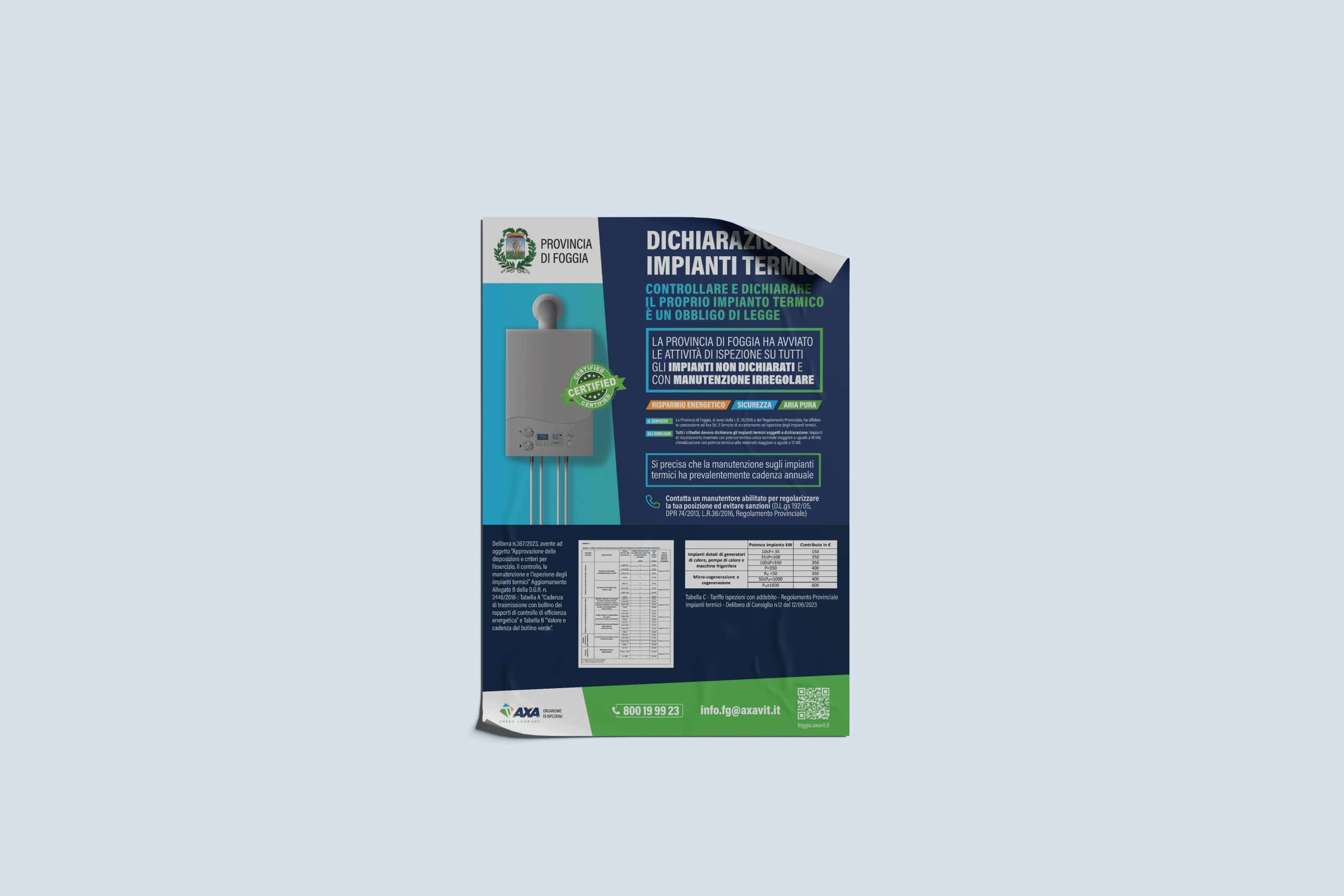 Poster stampa rappresentativo AXA