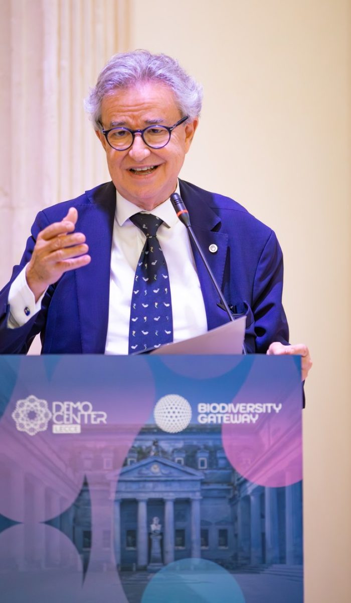 Foto di uno degli interventi nel corso dell'inaugurazione