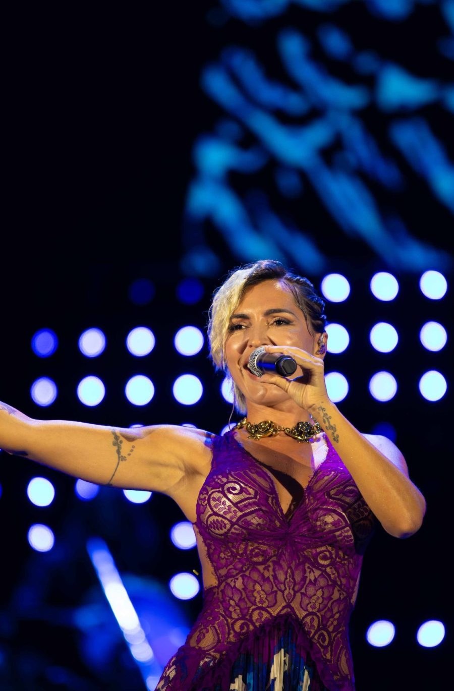 Serena Brancale durante il concertone
