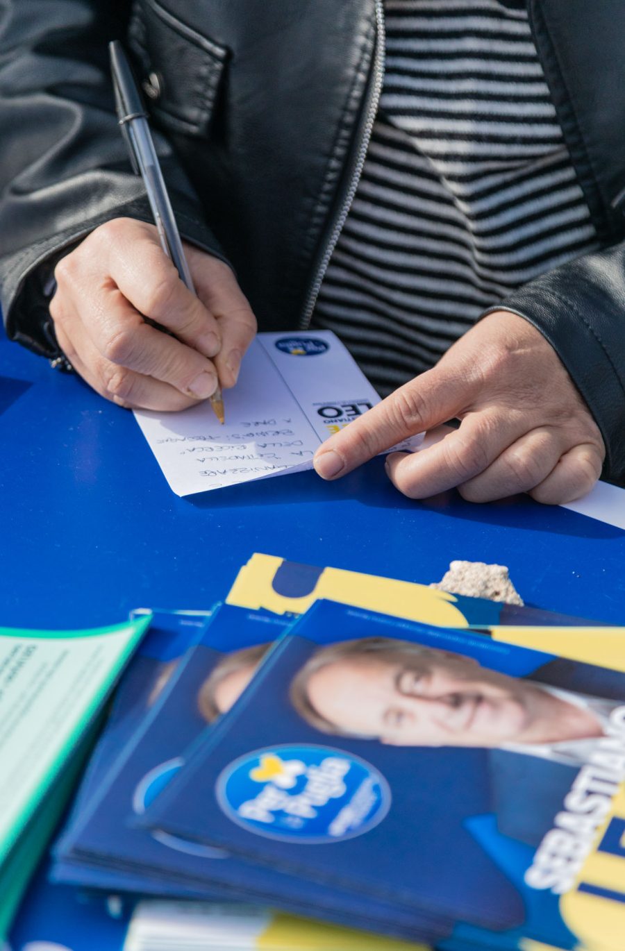 Foto del flyer Sebastiano Leo candidato al consiglio regionale della Puglia